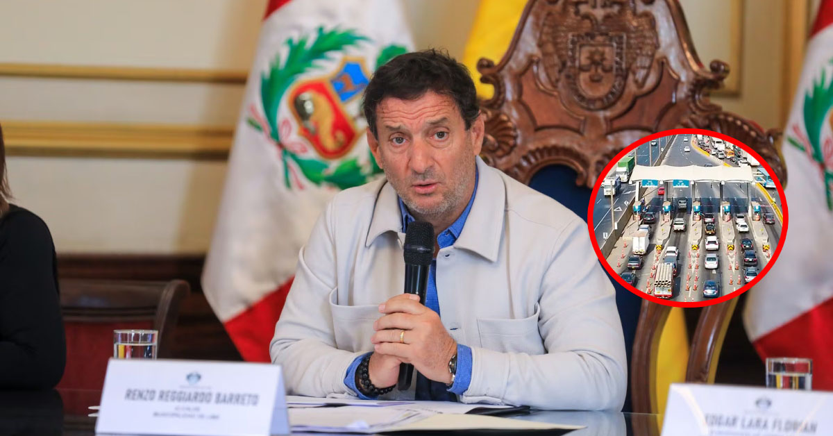 Municipalidad de Lima no cobrará peajes tras retiro de Rutas de Lima, afirma Reggiardo