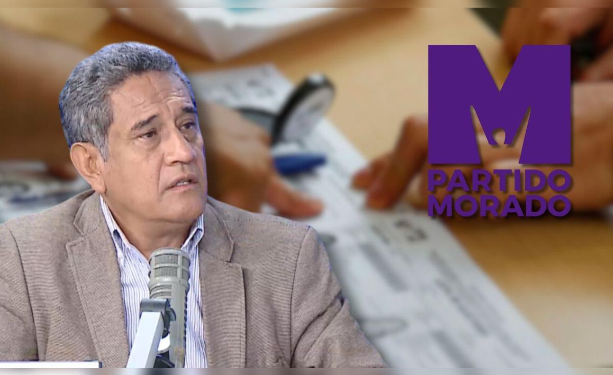 Mesías Guevara, candidato del Partido Morado en las Elecciones 2026