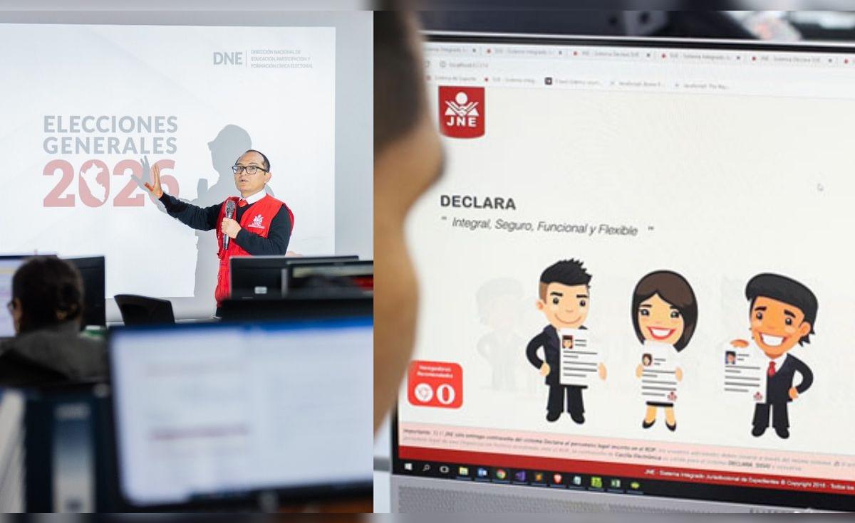 JNE registra solo 19 partidos con avances en hojas de vida para las elecciones 2026